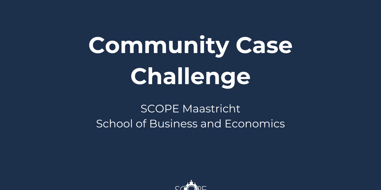Community Case Challenge